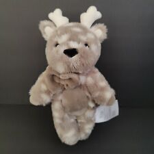 Costco Little Miracles Reindeer Plush Stuffed Toy Deer Tan White Animal Hugs 12" for sale  Shipping to South Africa