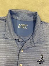  Camisa para hombre Bermuda Sands XL azul con patrón polo de golf Pinehurst 1895 segunda mano  Embacar hacia Argentina