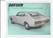 Datsun laurel 200l for sale  WHITBY