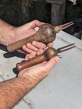 Usado, extrator de ervas daninhas vintage 2 pares flor de jardinagem primitiva lâmpada de madeira ferramenta manual comprar usado  Enviando para Brazil