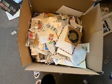 Material filatélico 8kg caja cubre paquetes 7,5 kg + 1/2 kg dentro y fuera de papel lote #2 segunda mano  Embacar hacia Mexico