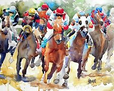 Horse racing art for sale  Gettysburg