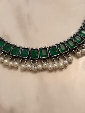 Emerald green choker for sale  UK