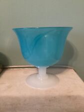 Blue alabaster glass for sale  BASINGSTOKE