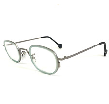 Vintage la Eyeworks Eyeglasses Frames SANGER 131M406 Gray Green Square 40-20-130 for sale  Shipping to South Africa