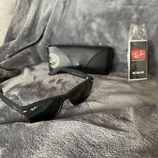 Używany, Ray-Ban New Wayfarer Czarne gumowe okulary przeciwsłoneczne RB 2132 622 52018 145 3N na sprzedaż  Wysyłka do Poland