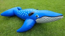 Juguete inflable 1987 ballena azul grande 95" usado *REPARADO* segunda mano  Embacar hacia Argentina