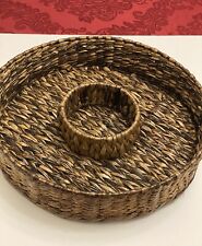Brown woven wicker for sale  Brookshire