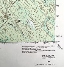 Map forest maine for sale  Cambridge