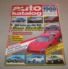 Autokatalog modelljahr 1988 gebraucht kaufen  Jever