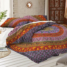 Bedding Set Duvet Doona Quilt Cover King Size Bed Mandala Hippie Gypsy Indian for sale  Shipping to South Africa