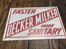 Vintage decker milker for sale  Bloomington