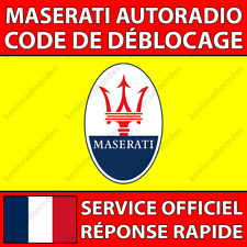 Maserati radio code d'occasion  Lyon III