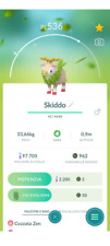 Pokémon shiny skiddo usato  Bologna