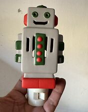 ROBOT ROMANO ELÉCTRICO LUZ NOCTURNA DORMITORIO NIÑOS EEUC segunda mano  Embacar hacia Argentina