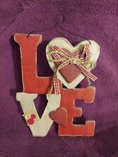 Wooden love sign for sale  Baconton