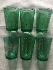 green tinted glass cups for sale  Brentwood