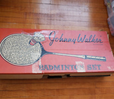 Conjunto de raquetes de badminton vintage Johnny Walker rede caixa original petecas comprar usado  Enviando para Brazil