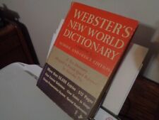 1967 De colección WEBSTER'S NUEVO DICCIONARIO MUNDIAL edición compacta escuela/oficina - tapa dura, usado segunda mano  Embacar hacia Argentina