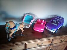 Mattel  Vintage 90s horse and carriage, jeep and picnic van. for sale  Shipping to South Africa