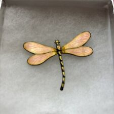 Martelo Marius. Broche libélula prata esterlina dourada com esmalte. comprar usado  Enviando para Brazil