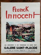 Franck innocent affiche d'occasion  Coucy-le-Château-Auffrique