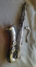 Henri Selmer París, modelo 26 saxofón tenor saxofón I plateado 1927 segunda mano  Embacar hacia Argentina