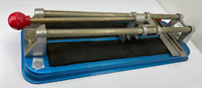 Vintage 19 "Manual Tile Cutter Blue Taiwan Heavy Duty Blade Roller Measurements comprar usado  Enviando para Brazil