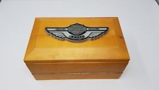 Harley Davidson 100th Anniversary 1903 2003 Wood Felt Lined Jewelry Box 100 for sale  Sarasota