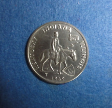Medalla de plata rara 1969 Abraham Lincoln contrarsello "Lincoln Heritage Trail"., usado segunda mano  Embacar hacia Argentina