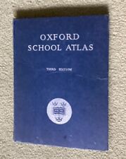 Oxford School Atlas - Vintage Third Edition 1969 Hard Backed na sprzedaż  Wysyłka do Poland