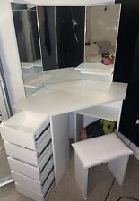 White dressing table for sale  WALSALL