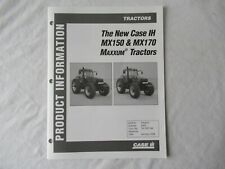 1998 Case CASEIH MX150 MX170 Maxxum tractor product information brochure for sale  Shipping to South Africa