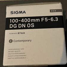 Sigma 100 400mm gebraucht kaufen  Dortmund