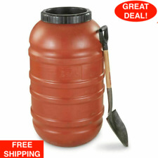 58 GAL BARREL US Military Surplus Waterproof Food Grade Rubber Gasket Lid PLASTI for sale  USA