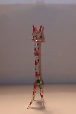 Usado, Estatueta de girafa de vidro fiado soprado à mão MCM pintada à mão 3" (bom estado) comprar usado  Enviando para Brazil