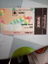 Biglietto derby roma usato  Vacone