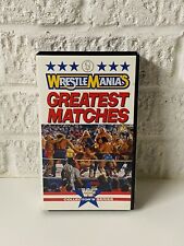 Wwf wrestlemania greatest for sale  ATTLEBOROUGH