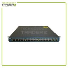 Switch de Rede PoE 48 Portas WS-C3560-48PS-S V05 Cisco Catalyst 3560 com Suportes, usado comprar usado  Enviando para Brazil