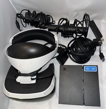 Pacote Sony Playstation PS VR PS4 (câmera, adaptador, cabos, fone de ouvido), usado comprar usado  Enviando para Brazil
