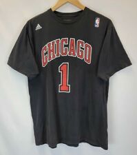 Camiseta de basquete Adidas NBA Chicago Bulls Rose #1 masculina L preta The Go-To Tee  comprar usado  Enviando para Brazil