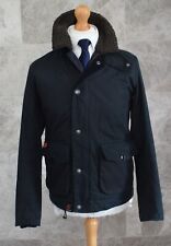 Barbour navy wax for sale  LONDON