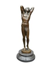 Bronze figur männerakt gebraucht kaufen  Gronau