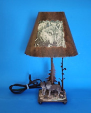 wolf table lamp for sale  Bellingham