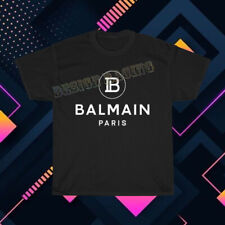 Used, New Shirt Balmain Paris Logo Men's Black T-Shirt Funny Size S to 5XL for sale  Shipping to South Africa