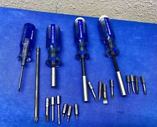 Brownells Magna Tip Screwdrivers Lot W/Bits for sale  Shipping to South Africa