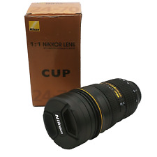 NIB Nikon 1:1 Nikkor Lens AF-S Nikkor 24-70mm f/2.8G ED Cup Tumbler for sale  Shipping to South Africa