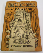 The Mad Booths of Maryland Stanley Kimmel Primera Edición 1940 Bobbs-Merrill Co DJ segunda mano  Embacar hacia Argentina