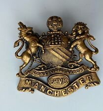 Manchester regiment brass for sale  HUDDERSFIELD