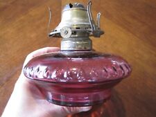 antique cranberry glass lamp for sale  Montrose